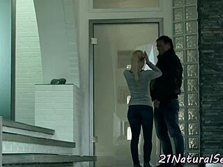 I watch my european girlfriend bounce on his cock passionately