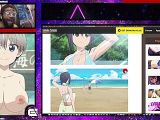 Uzaki-chan shows her thick mommy breasts in comic