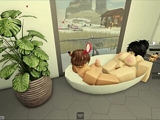 Intense Sex With Wife In The Bath