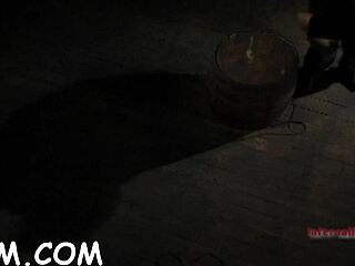 Hot Brunette Maid Masturbates with Toys!