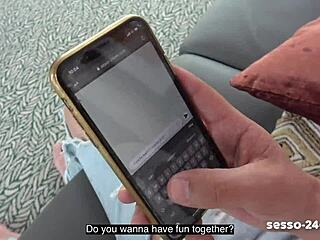 Feeling excited banging lesbian couple with jessy jey