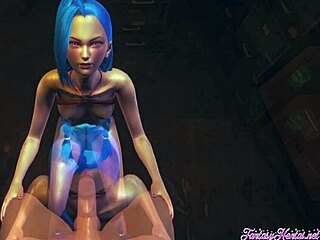 League Of Legends Hentai 3D - Jinx Blowjob With Pov Uncensored. Japanese Asian Manga Anime Game Porn.