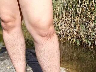 Hairy Wife FLASHES Outdoors in Public