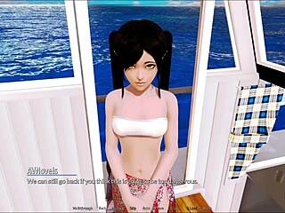 In harem hotel game, who will you choose for your anime hentai threesome?