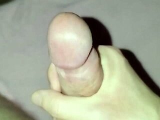 Young Amateur Solo Cock Masturbation Session