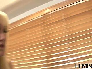 Feminge 4k - milf with big tits is pussy licking the step daughter
