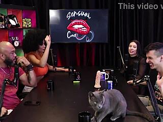 pedro talks playboy while hot black woman surprises with big dick