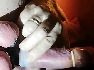 evening gym workout with cock