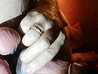 evening gym workout with cock