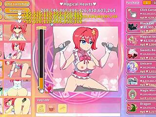 Magical girl clicker gameplay gallery with hentai!