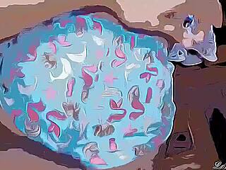 Petite Latina Brunette Forced By Perverted Stepfather In Cartoon