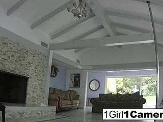 Sexy Busty Natasha Nice Shows Big Tits and Ass Close Up