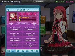 Sex with the girl next door in Huniepop walkthrough 16