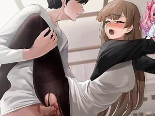 sexy vampires getting fucked in stockings in anime hentai