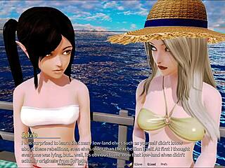 V harem hotel hře koho si vybereš na anime hentai trojku?