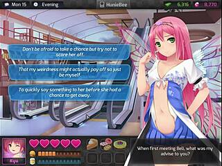 Sex with the girl next door in Huniepop walkthrough 16