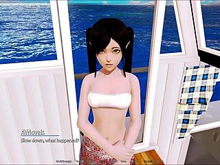 In harem hotel game, who will you choose for your anime hentai threesome?