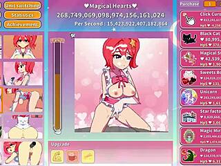 Magical girl clicker gameplay gallery with hentai!