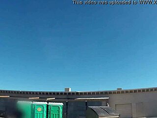 porta gloryhole cum loving redhead pt3 swallows outdoors