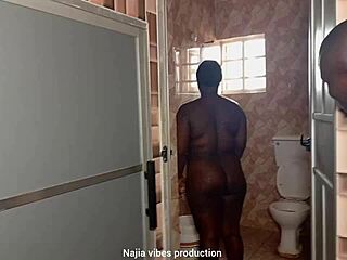 quickie with my boss's daughter in the bathroom, bent over doggystyle