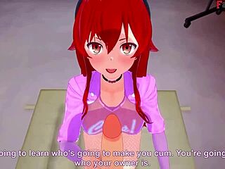 Эрис флиртует со мной в зале в этом аниме-фантазии