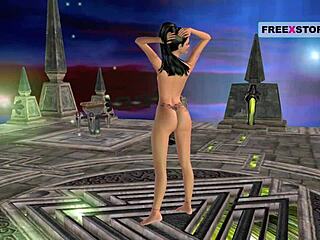 animated cutie gets her pussy licked in hot cartoon porn.