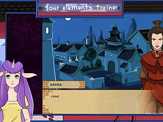 avatar last airbender trainer mixing drinks with big tits