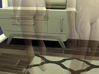 3d animation of a young character in a game