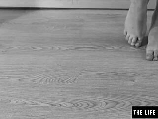 Why’s This Skinny Redhead Oiling Up for Kitchen Masturbation?