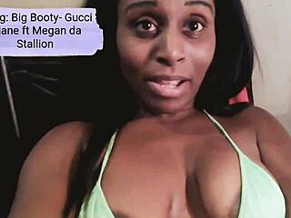 ebony wildcat dances with music solo