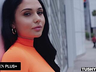 vixenplus hot brunette gets her ass filled with cock