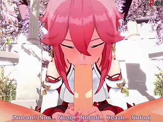 Yae Miko sucking POV?