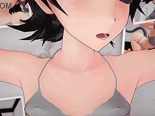 Matsukaze from Kantai Collection gets wild in anime action! 😍