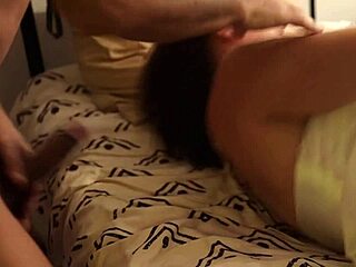 French Amateur In Satin Lingerie Gets Fucked And Rims