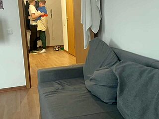 He invited the twink student for a juicy blowjob to orgasm!