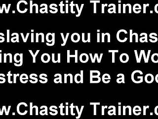 This chastity device stops your masturbation