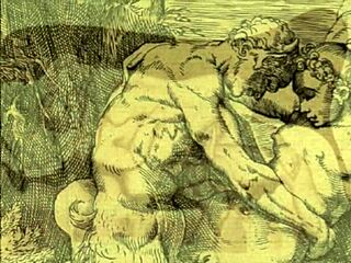 Vintage Erotic Illustration Of Cartoon Anime Hentai