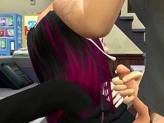 Puta de oficina humillada por trabajadores, ugh no lo aguanto - ddsims