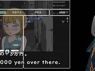 Crossdressing anime featuring small tits and a back allay