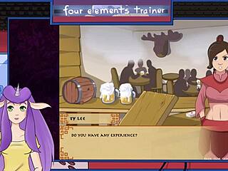 Trenerka z Avatara miesza drinki z wielkimi cyckami