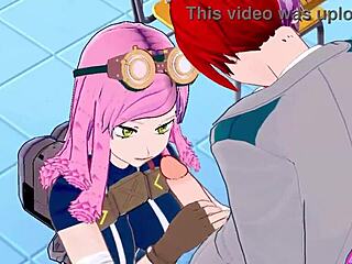 I watch mei hatsume and shoto todoroki in hentai sex scenes