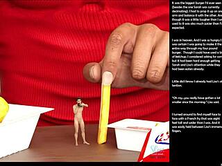 In this 3D cartoon hentai, the small 18+ character makes a gesture leading to intense sex in episode 37