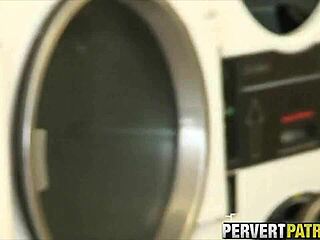 Ever perved on a real slut at the laundromat like this?
