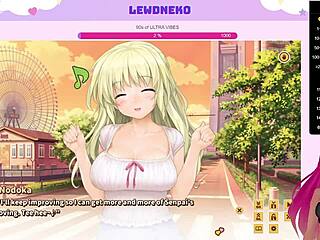 Vtuber LewdNeko Plays Love Cubed Part 8 With Huge Tits And Creampie!