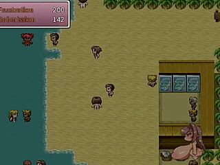 Oh, Sana's lactating tits on the beach!