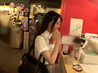 Japanese amateur delivers a steamy blowjob with facial finish in full detail.