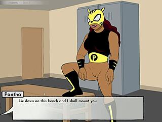 18Titans Part 12 - Cumming on Blackfire in Hentai Game