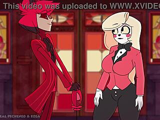 Charlie Morningstar猛干Alastor大屁股漫画粗暴内射！