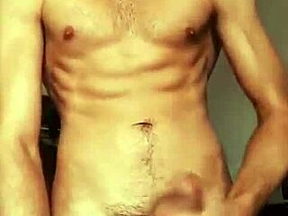 Hot soloboy shows off his big cock.