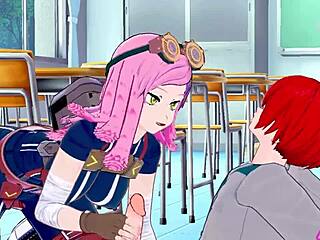 I watch mei hatsume and shoto todoroki in hentai sex scenes